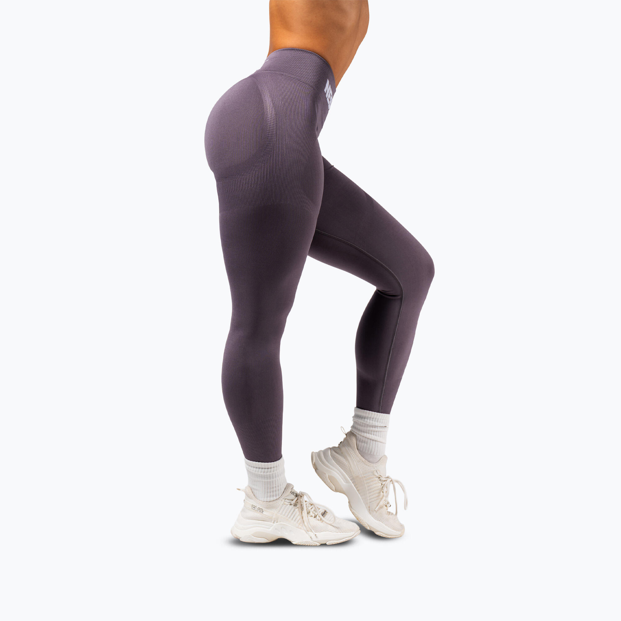 Legginsy treningowe damskie NEBBIA Flow Seamless Push-Up 4/7