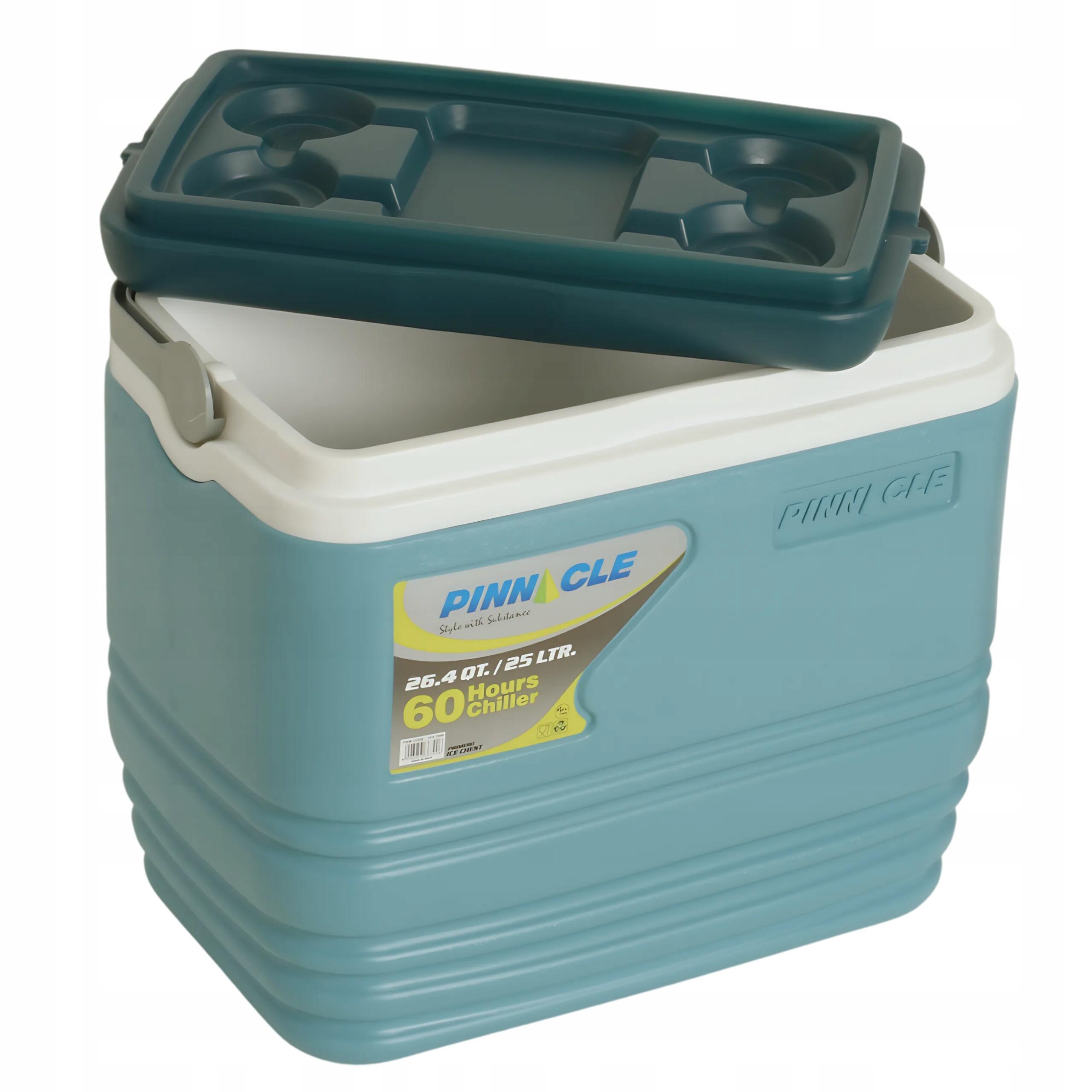Lodówka turystyczna z Rączką PINNACLE TPX7006 25L + 3 Wkłady Chłodzące 4/7