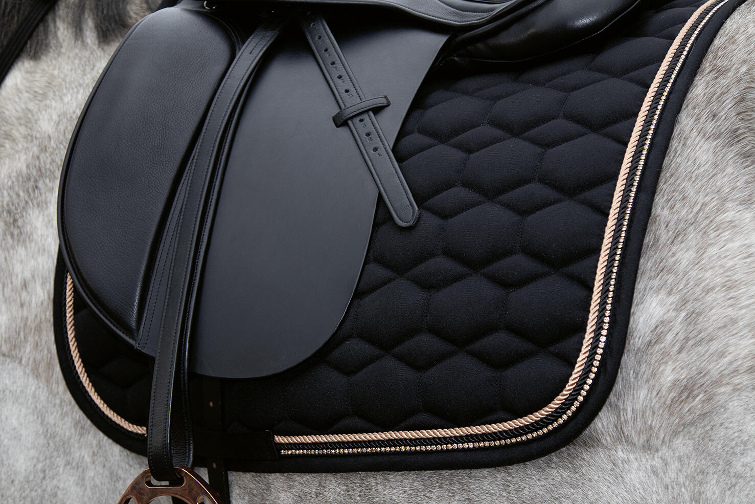 Sottosella dressage HKM Glamour Style Rosegold 6/6