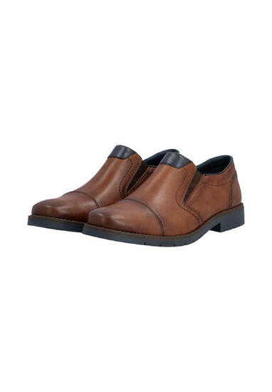 Rieker Herren Slipper Schlupfschuh Leder 13950-24 braun