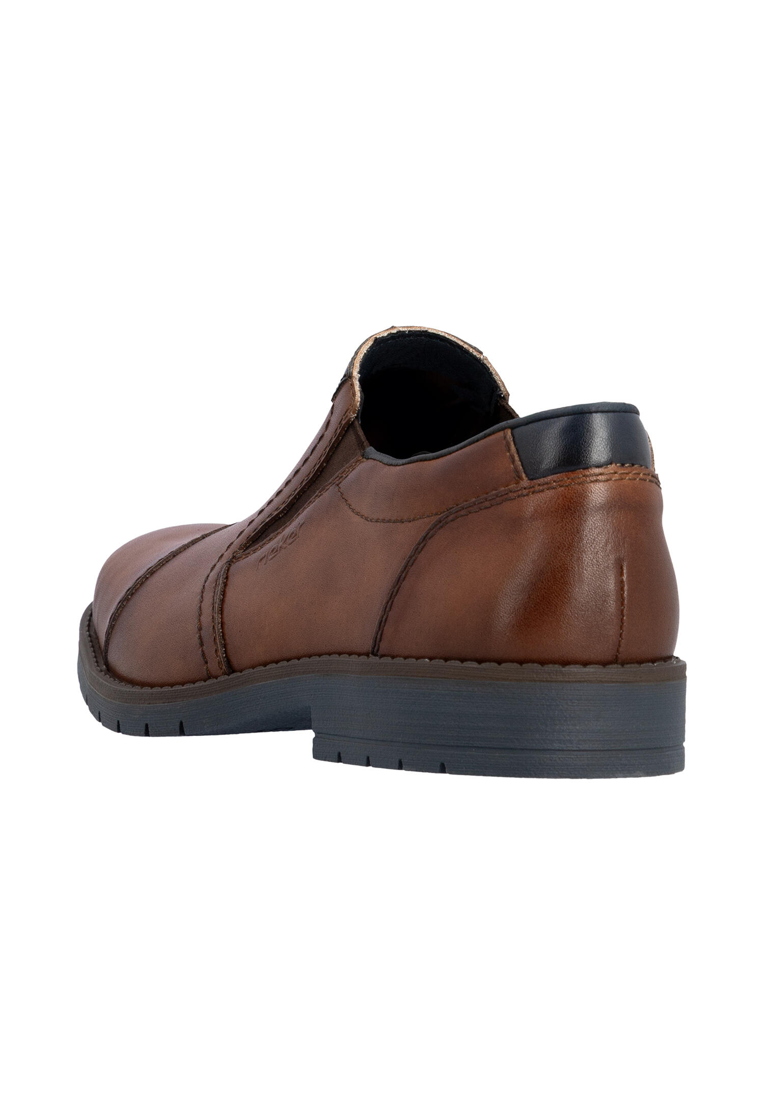 Rieker Herren Slipper Schlupfschuh Leder 13950-24 braun 2/7