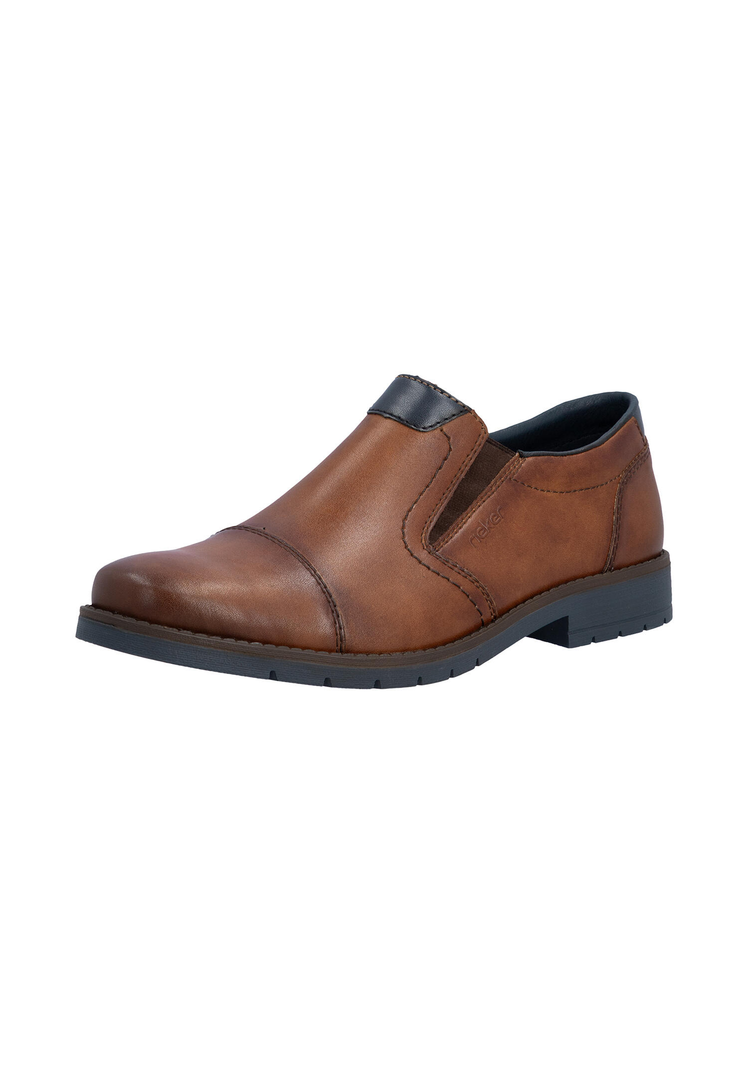 Rieker Herren Slipper Schlupfschuh Leder 13950-24 braun 7/7