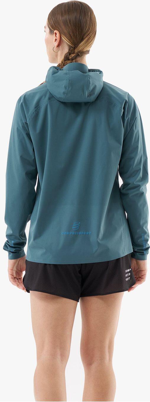 Compressport Tempest Waterdichte Jas Blauw Dames 2/4
