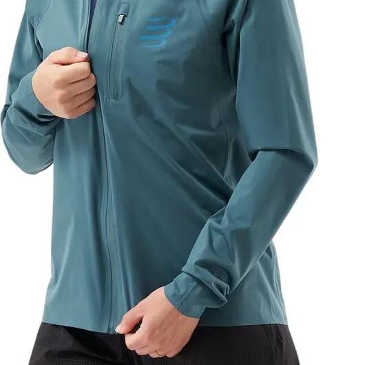Compressport Tempest Waterproof Jacket Blue for Women
