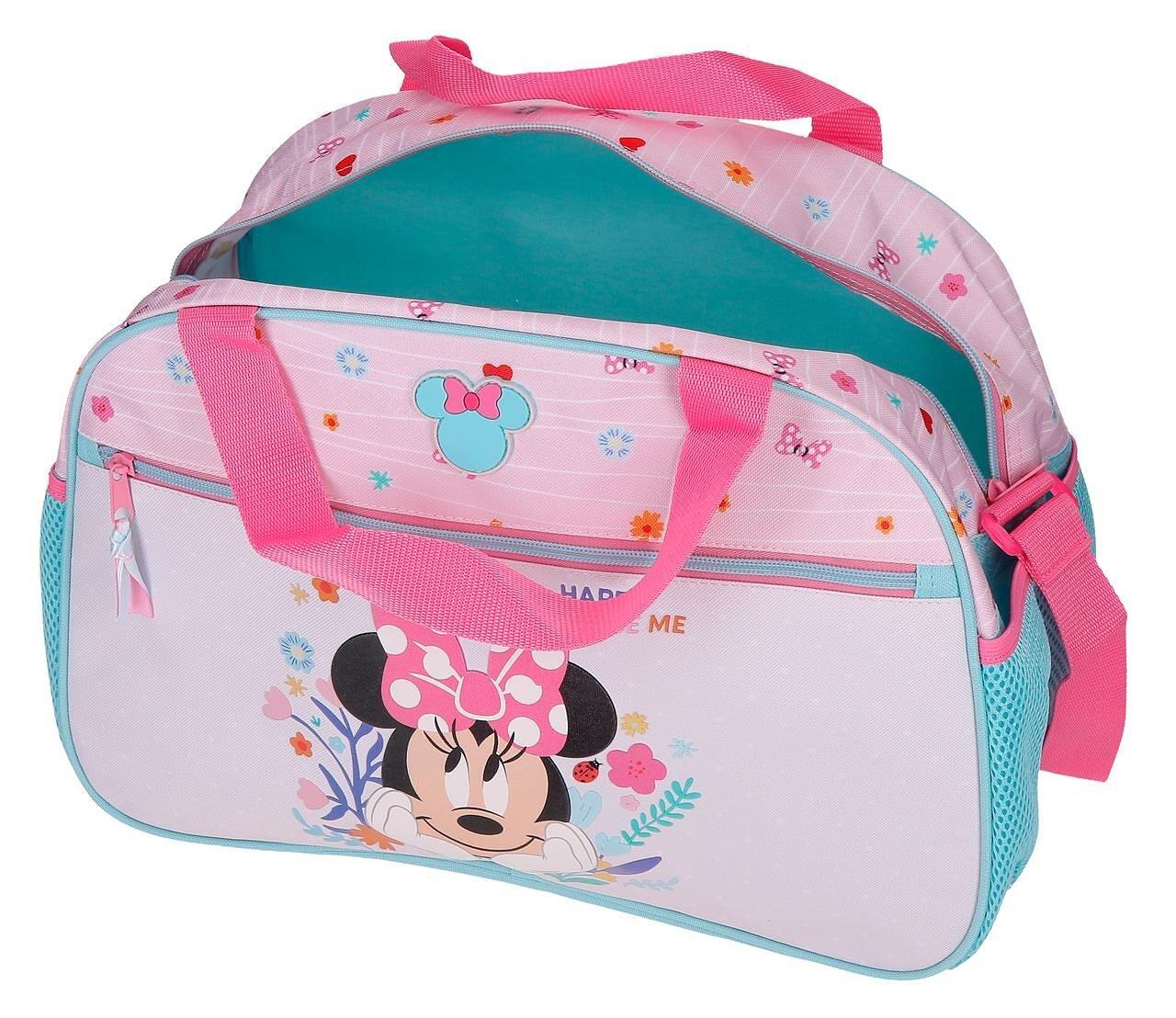 Bolsa de viagem Minnie happy to be me 40x28x22 cm rosa 3/5