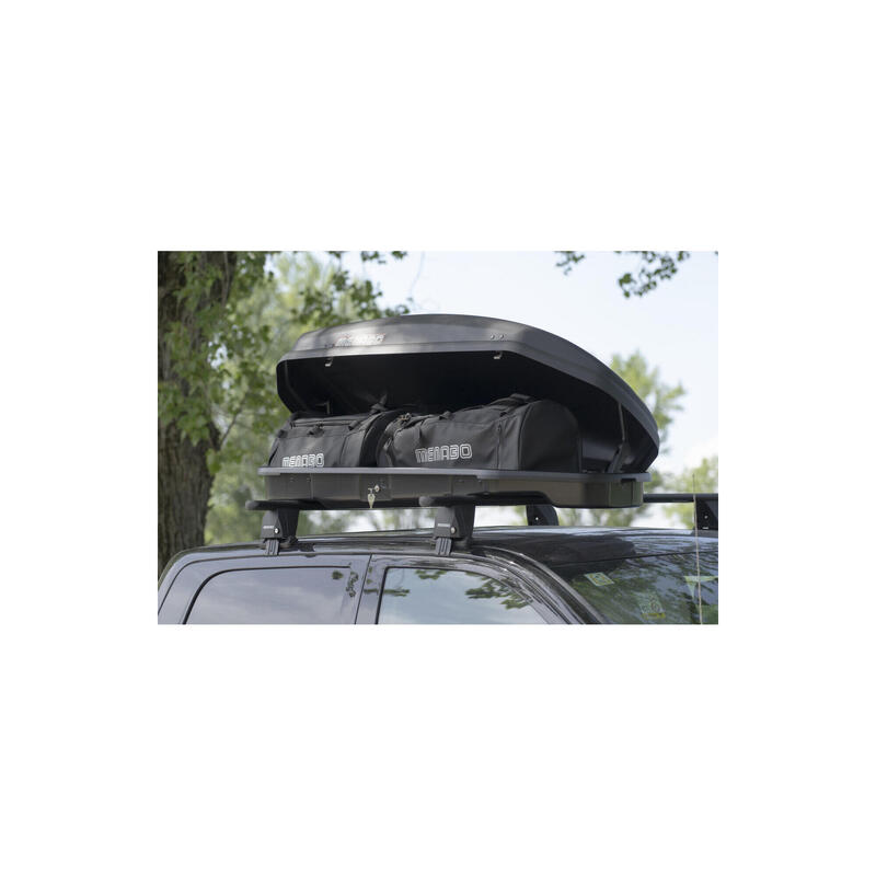 Cutie portbagaj Menabo Satellite 330 ABS Dark, 141x77x34cm