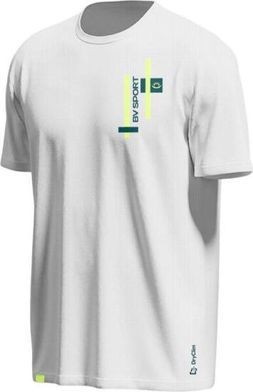 T-Shirt Running BV Sport Light Gris/Vert Unisexe
