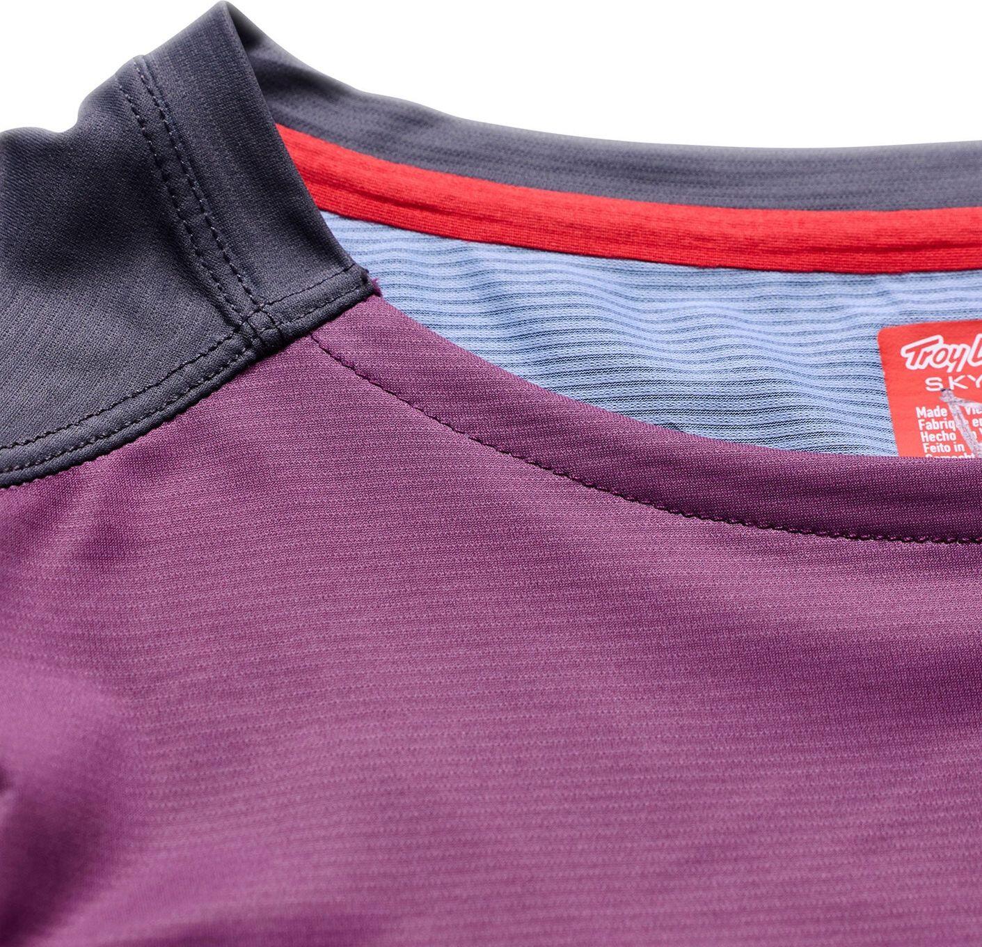 Maillot Manches Courtes Troy Lee Designs Skyline Pro Violet 4/7