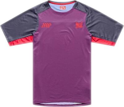 Troy lee designs skyline pro-shirt met korte mouwen, paars