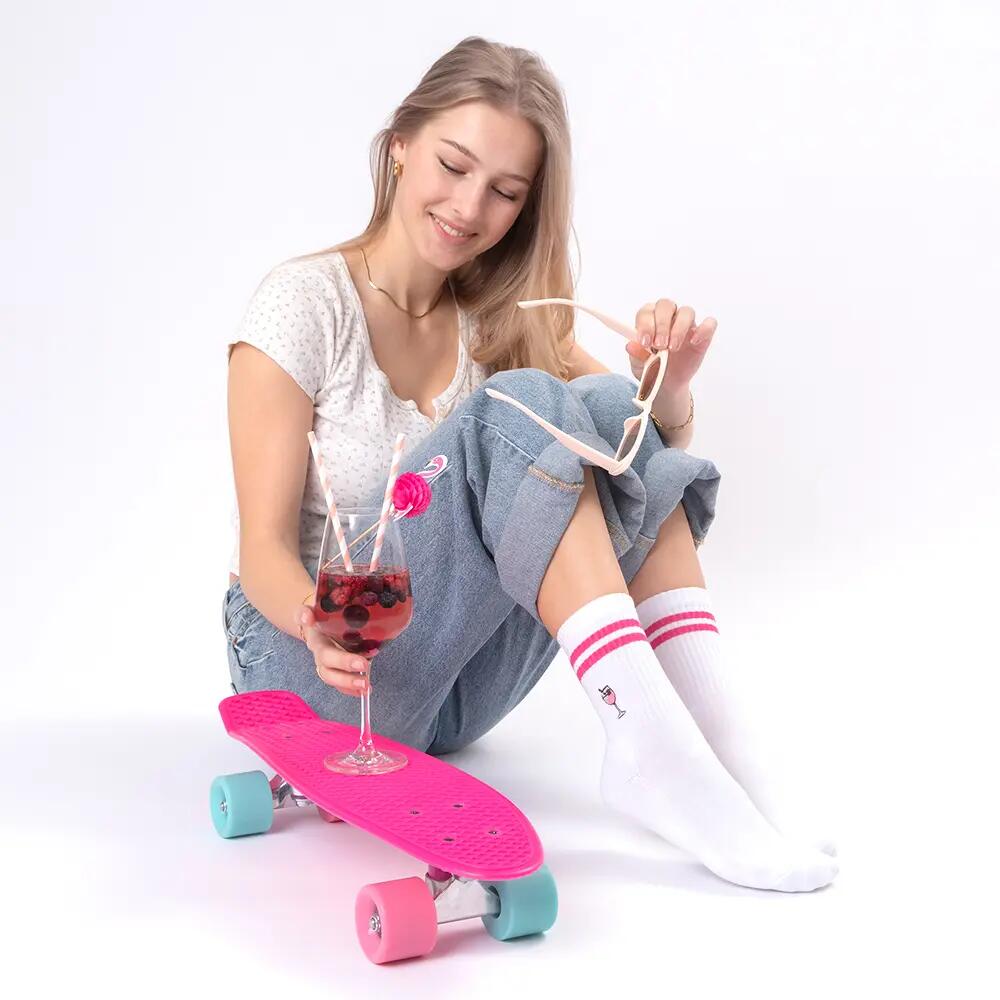 Damen & Herren Motiv Tennissocken 3er Pack (Modell: Summer) 6/6