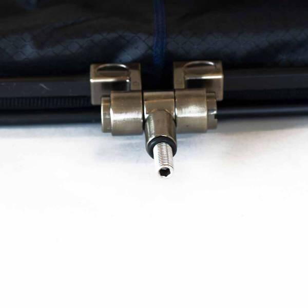 Carp Commercial keepnet 3m rete viva maglia fine snodo 2/4