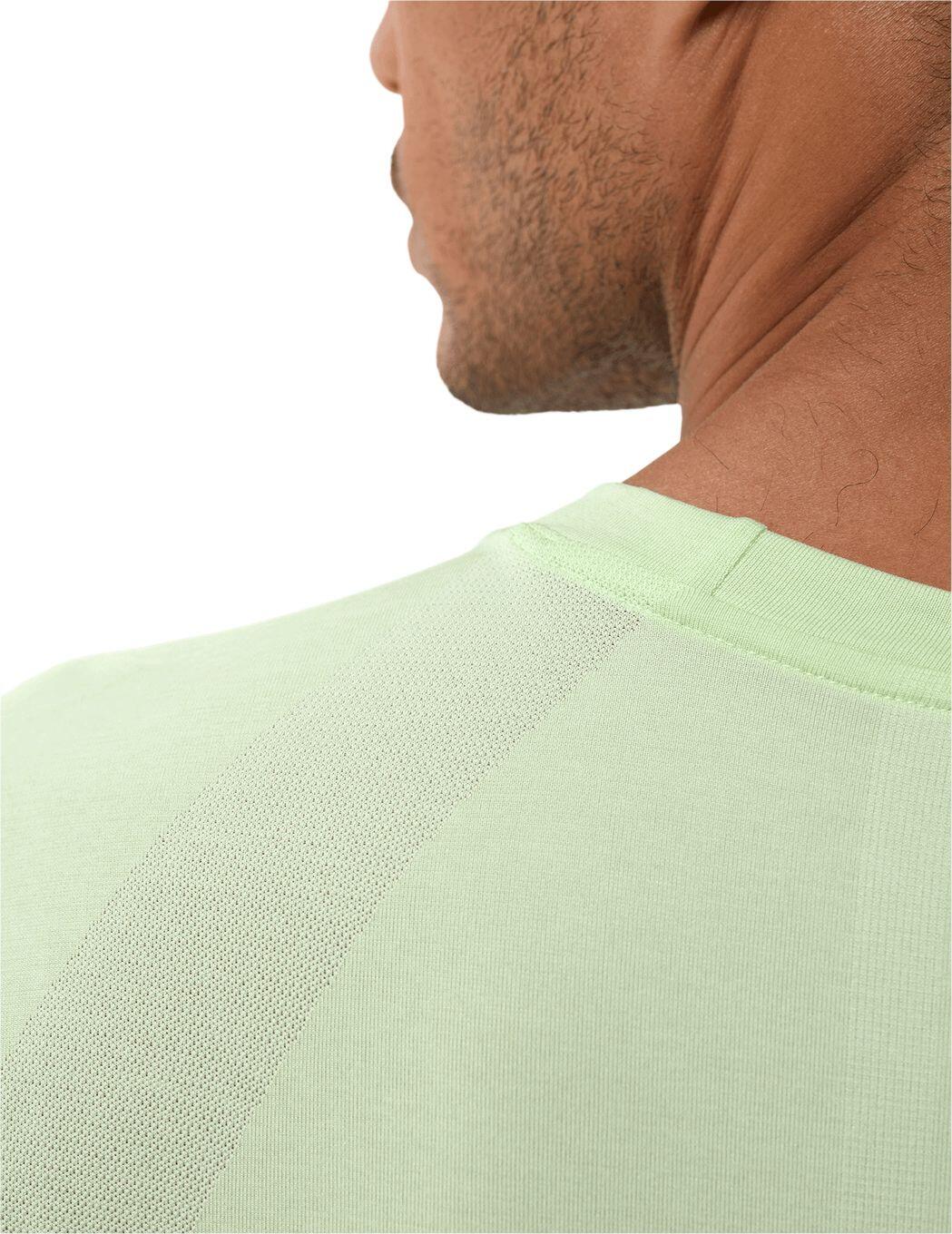 Maglia a maniche corte Compressport Performance verde da uomo 3/4