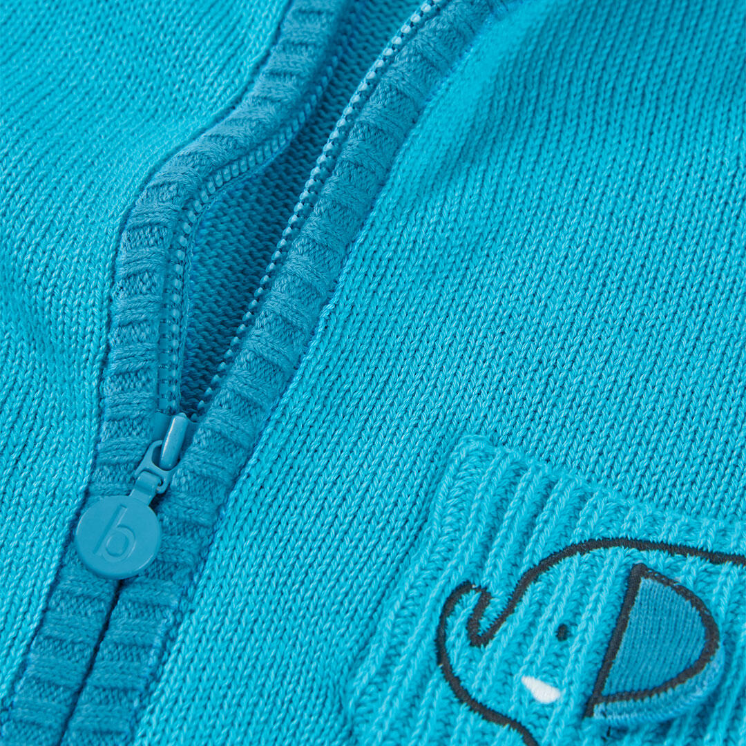 Chaquetas de verano de senderismo bebé niño boboli azul 3/4