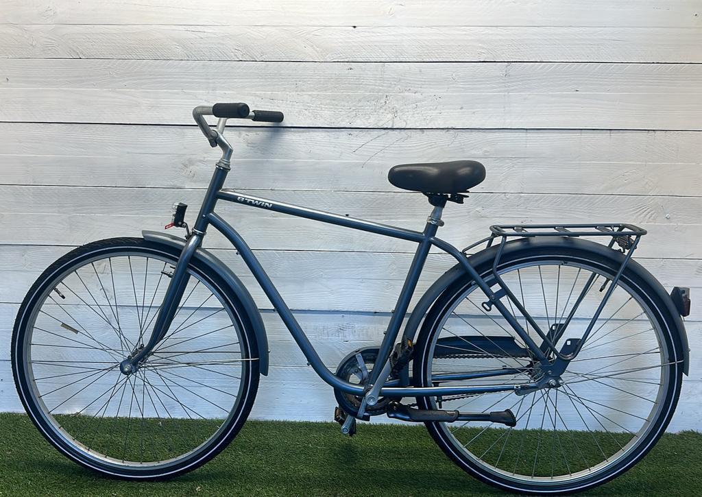 Btwin stadsfiets bike, metal/grijs 3/3