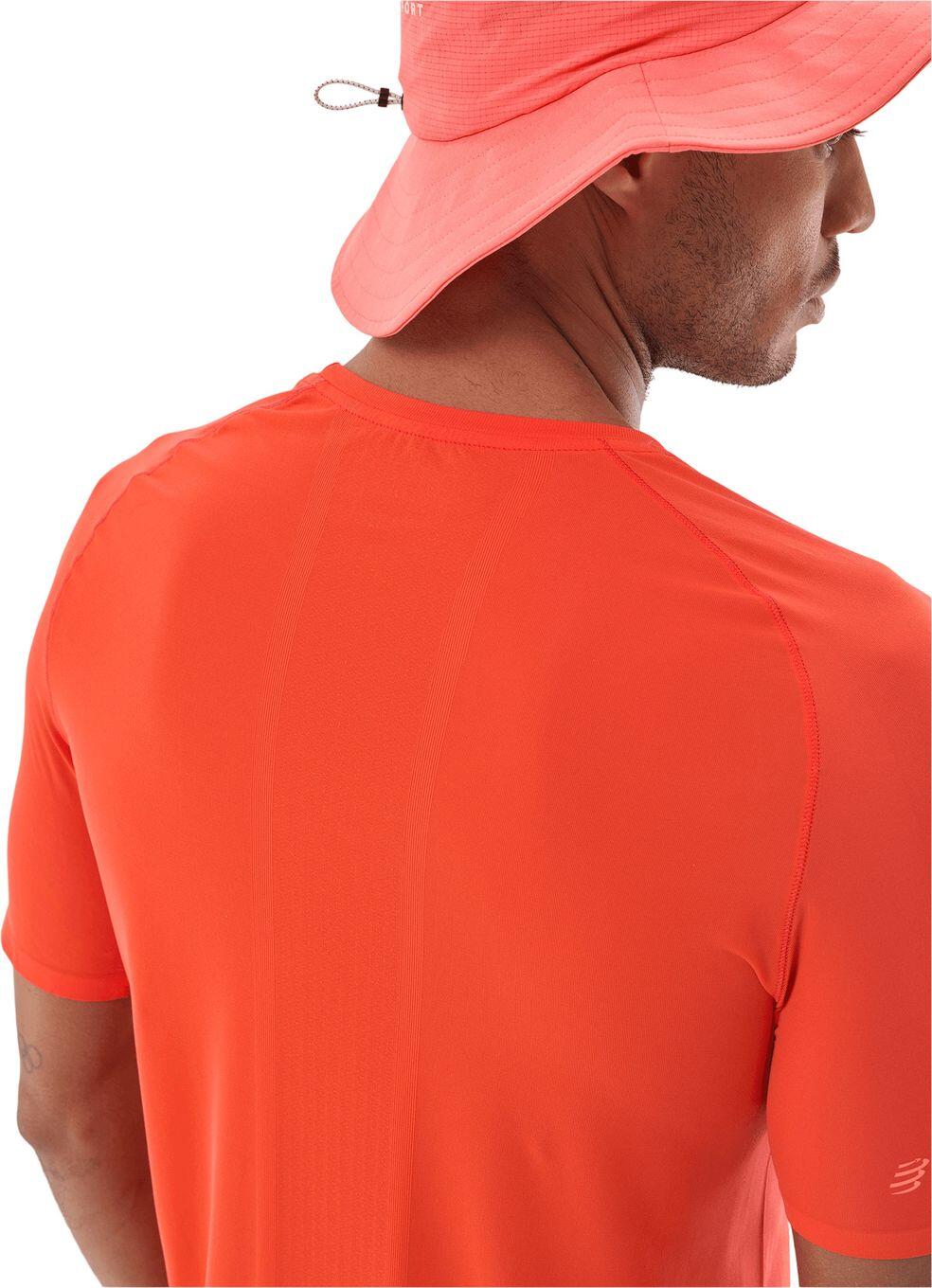 Compressport Trail Racing Kurzarm-Shirt für Herren, orange 4/4