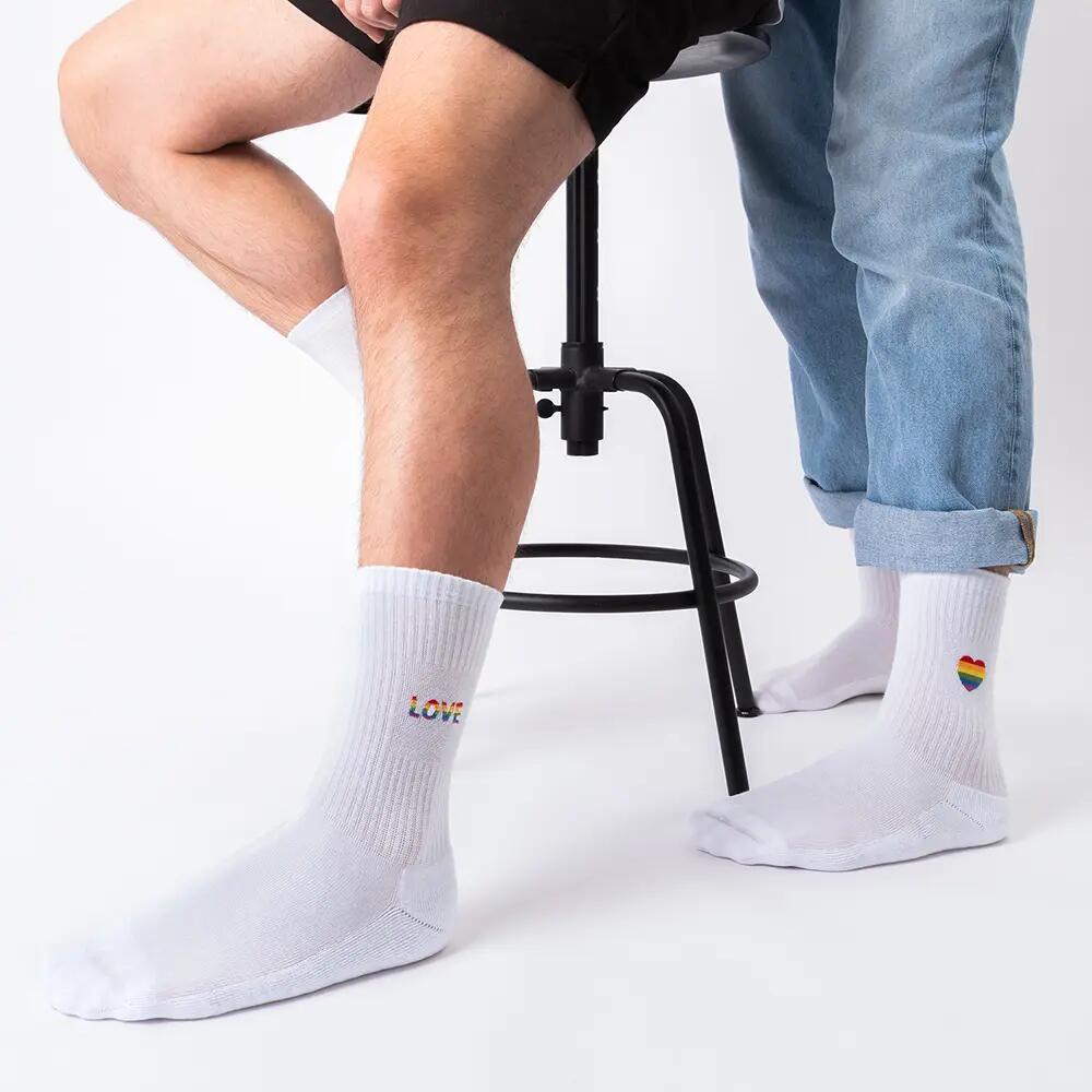 Herren & Damen LGBTQ Tennissocken 3er Pack (Modell: Pride) 2/6
