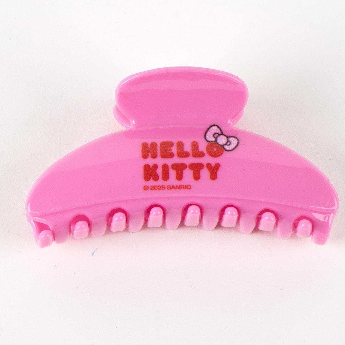 Pack de Pinzas de Pelo Tipo Claw Infantil Hello Kitty ABS Rosa 4/5
