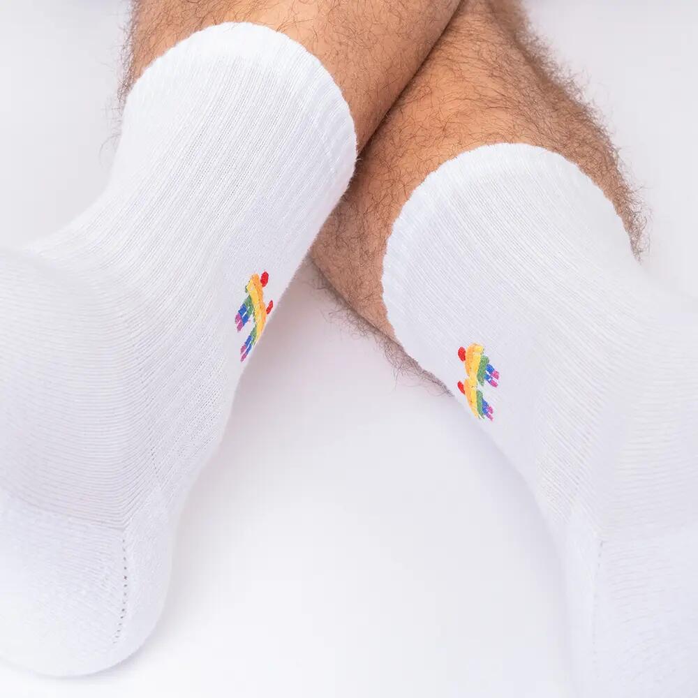 Herren & Damen LGBTQ Tennissocken 3er Pack (Modell: Pride) 6/6