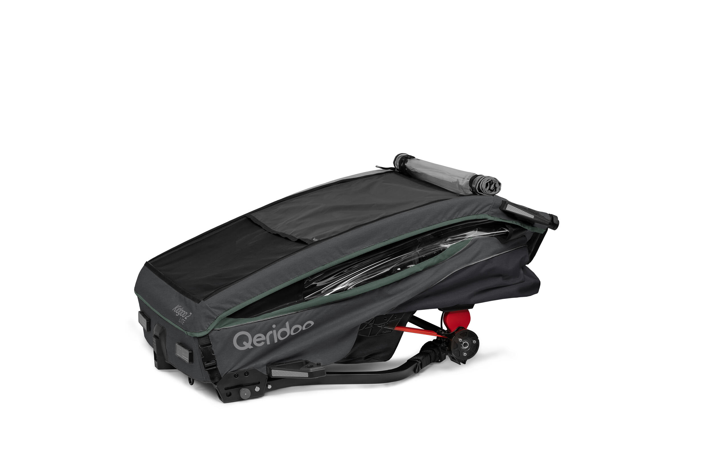 Fahrradanhänger Kidgoo 2 Lite Ivy Green 5/5