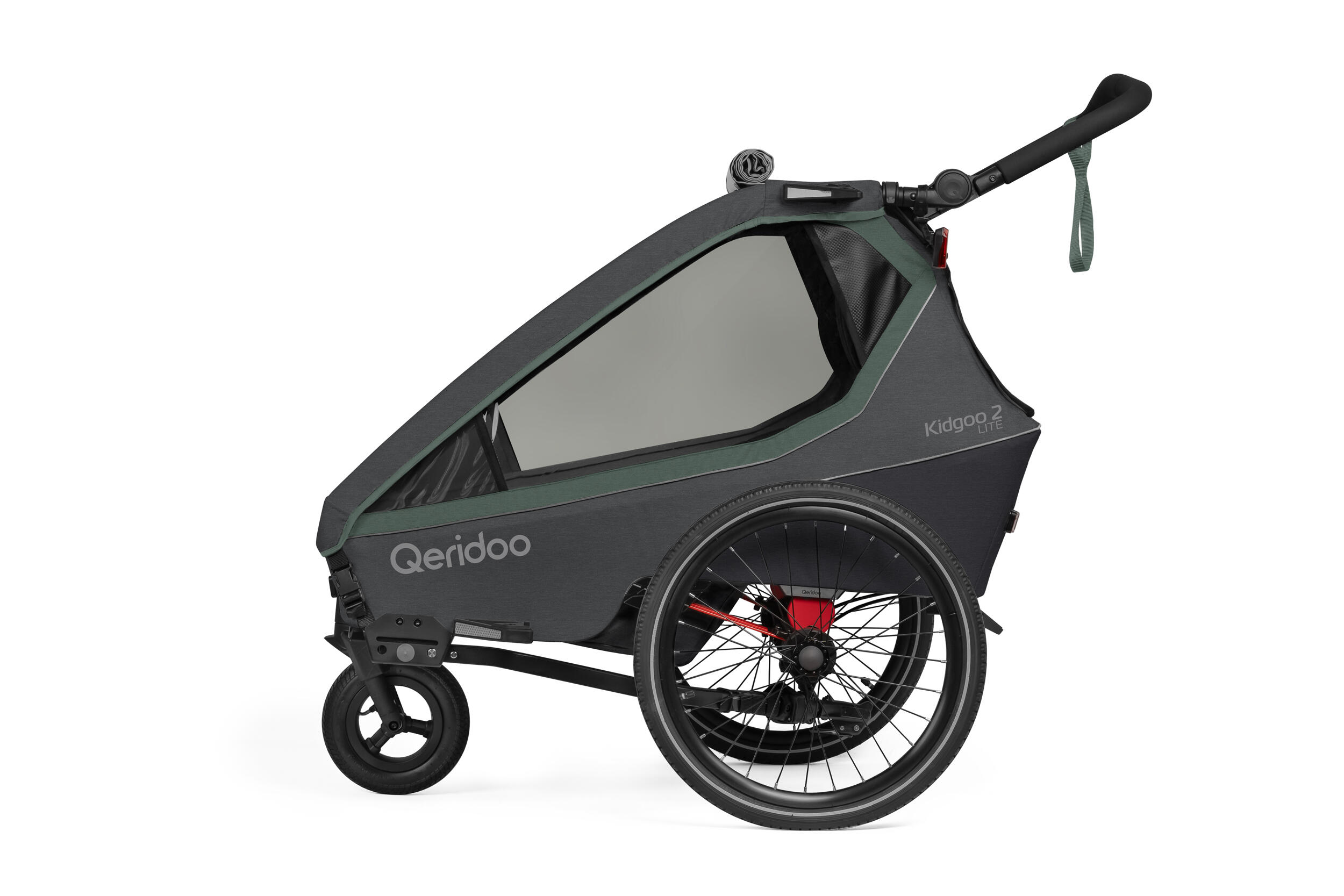 Fahrradanhänger Kidgoo 2 Lite Ivy Green 2/5