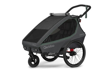 Remorque vélo Qeridoo Kidgoo 2 Lite Ivy Green
