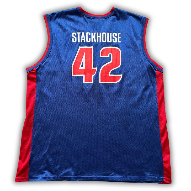 Second hand - Maglia NBA Detroit Pistons 2001/2002 Stackhouse - Stato eccellente 2/2