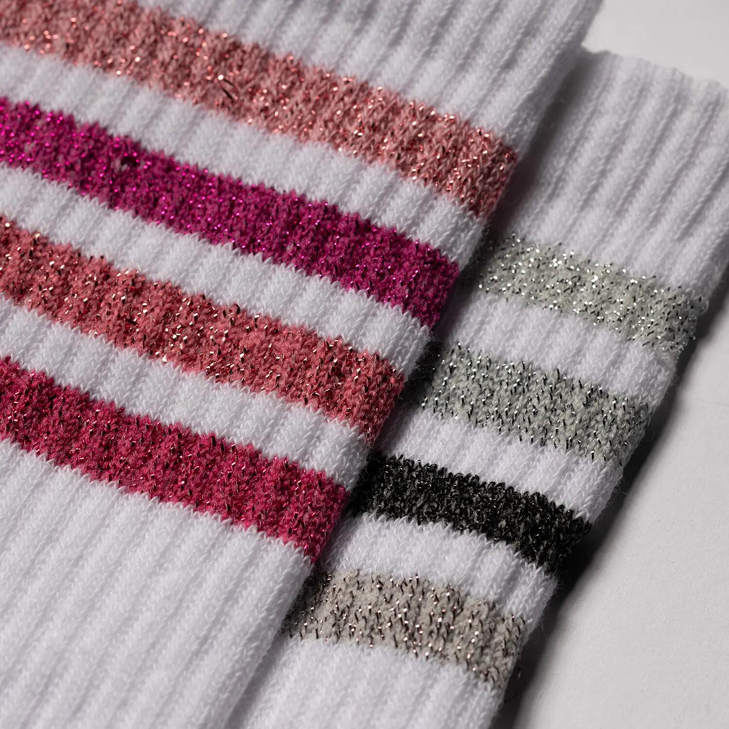 Damen Retro Tennis Socken 6er Pack (Modell: Steffi) 2/3