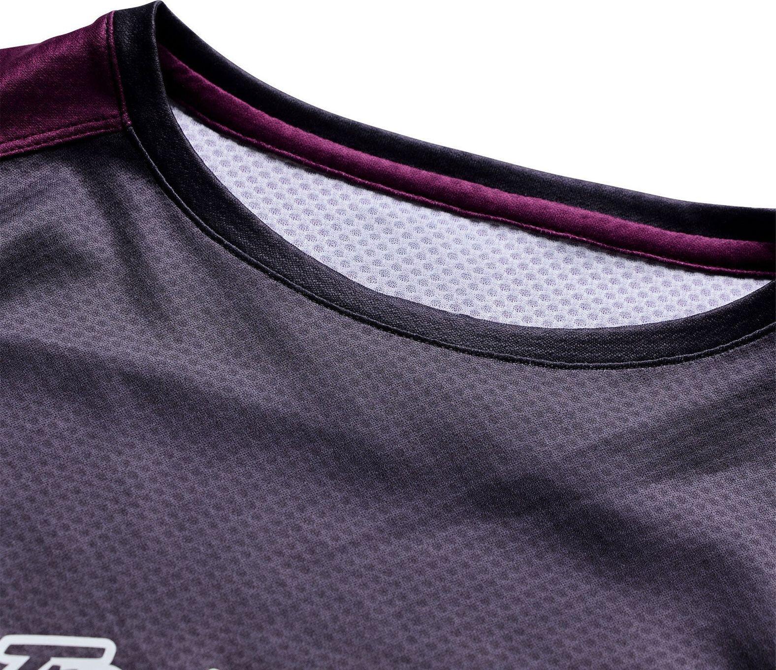 Langarmtrikot von Troy Lee Designs Stage in Schwarz/Violett 3/7