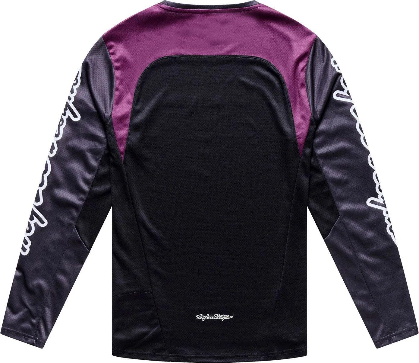 Langarmtrikot von Troy Lee Designs Stage in Schwarz/Violett 2/7