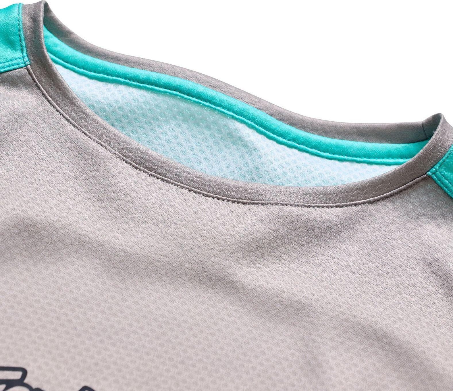 Maillot Manches Longues Troy Lee Designs Stage Gris/Bleu 3/7