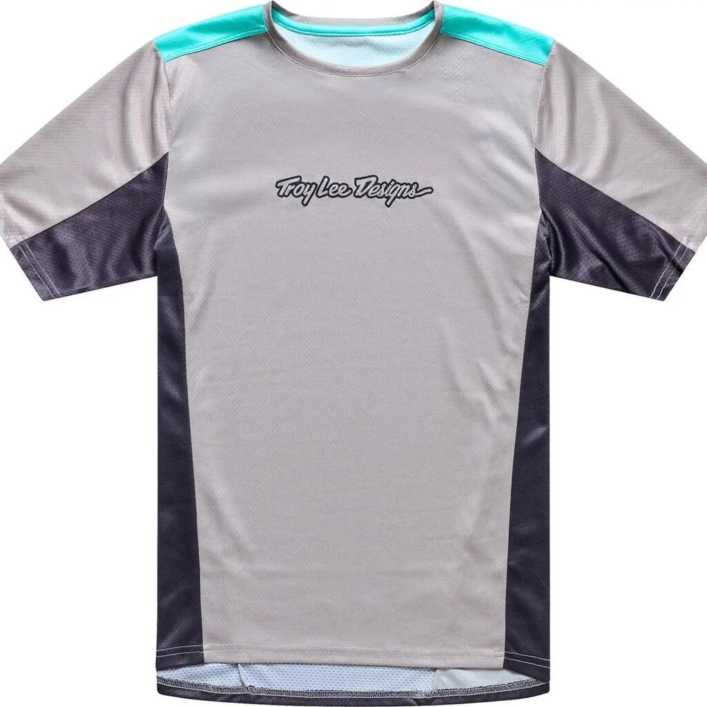 Troy Lee Designs Stage Short-Sleeve Jersey, Gray/Blue