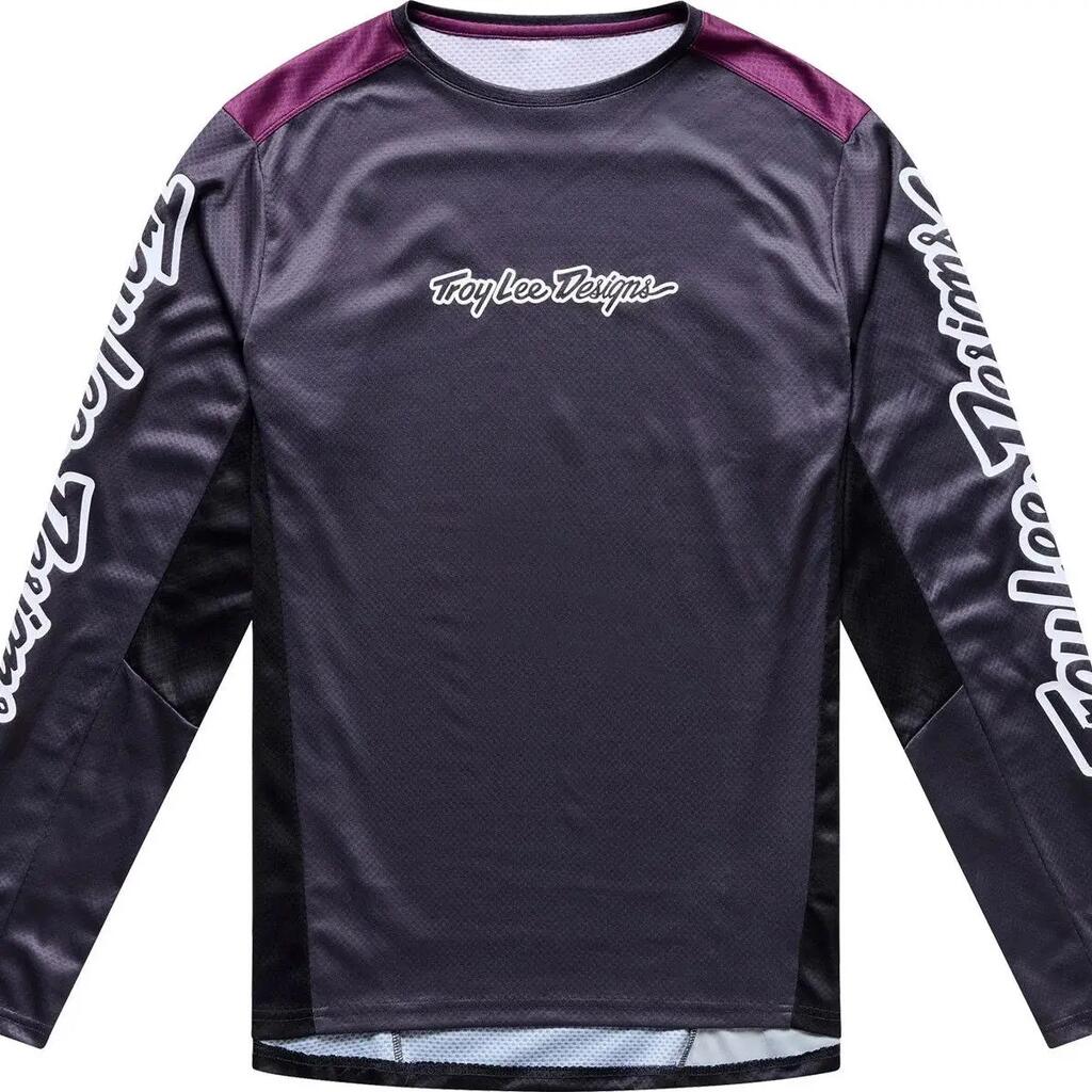 Troy Lee Designs Stage Long-Sleeve Jersey - Black/Purple