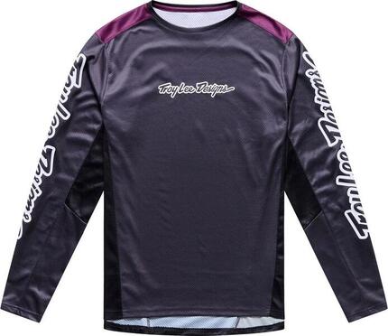 Troy Lee Designs Stage-shirt met lange mouwen, zwart/paars