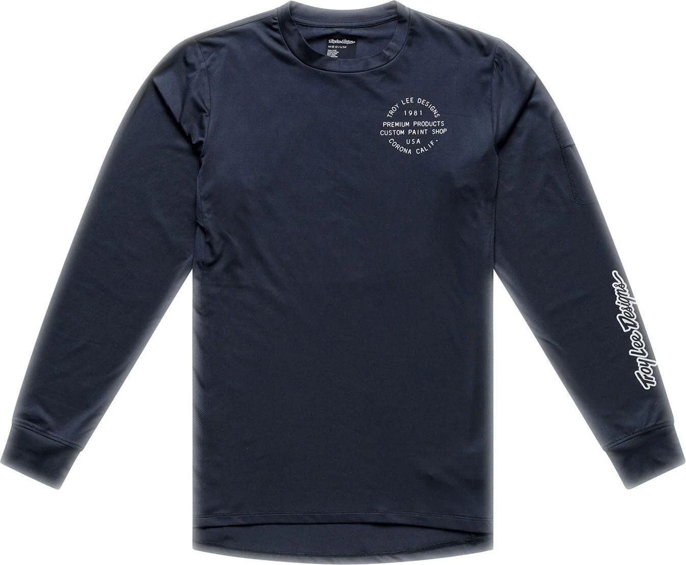 Troy Lee Designs Ruckus Ride-shirt met lange mouwen, zwart 1/7