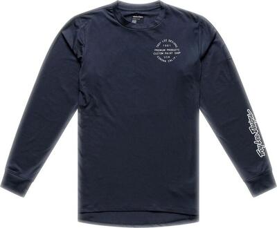 Troy lee designs ruckus ride-shirt met lange mouwen, zwart