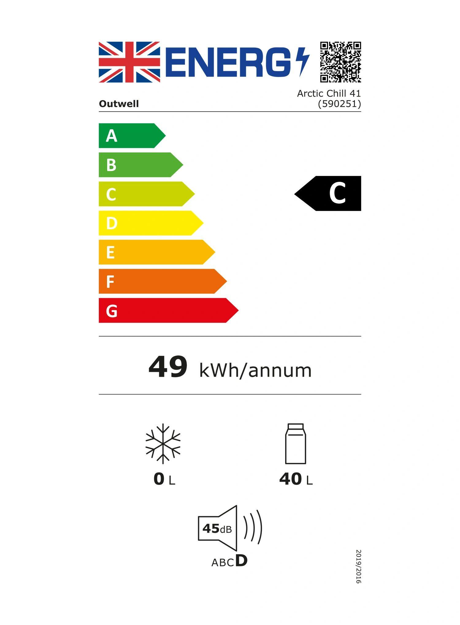 Lodówka turystyczna Outwell Arctic Chill 41 Dual Zone 4/7