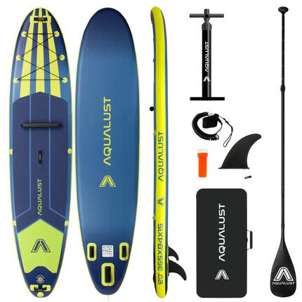 12.0 Opblaasbare iSUP SUP Board Set 365 cm met 3-delige Peddel