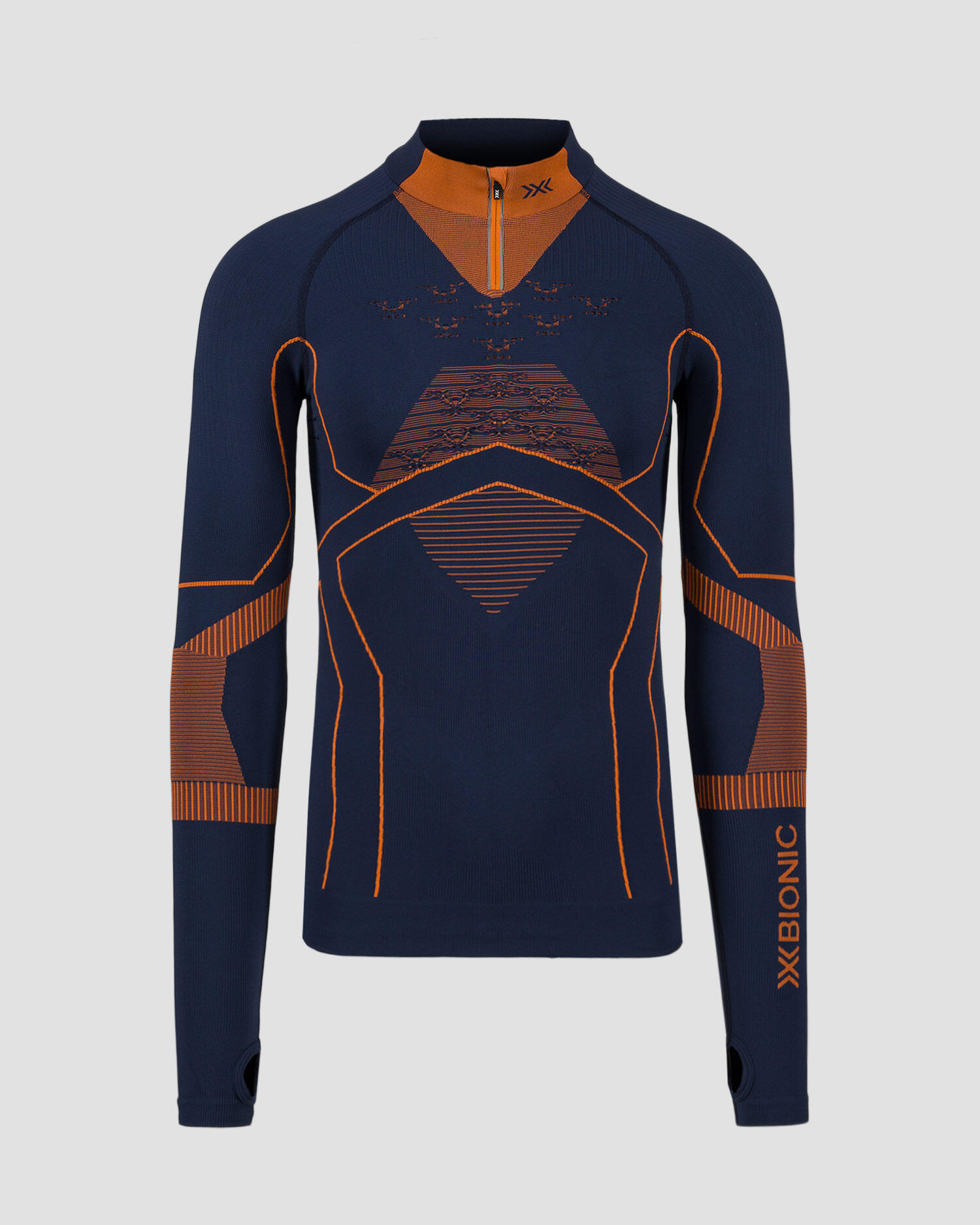 Longsleeve termoaktywny z zamkiem męski X-Bionic Energy Accumulator Light Shirt 1/1