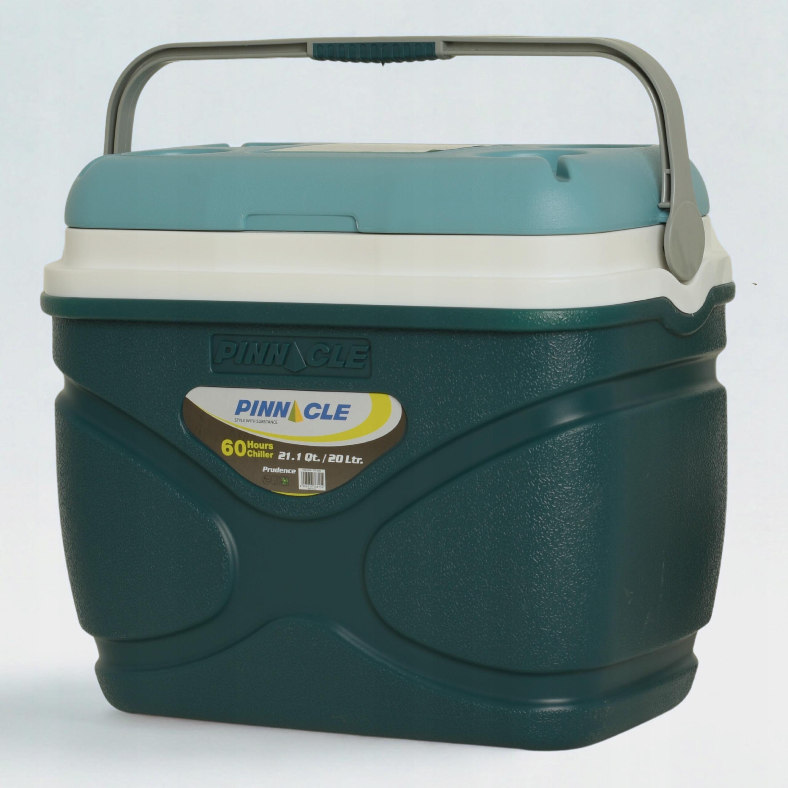 Duża lodówka turystyczna Pinnacle 20L Błękitna +4 wkłady 2x 500ml 2x 1000ml 6/7