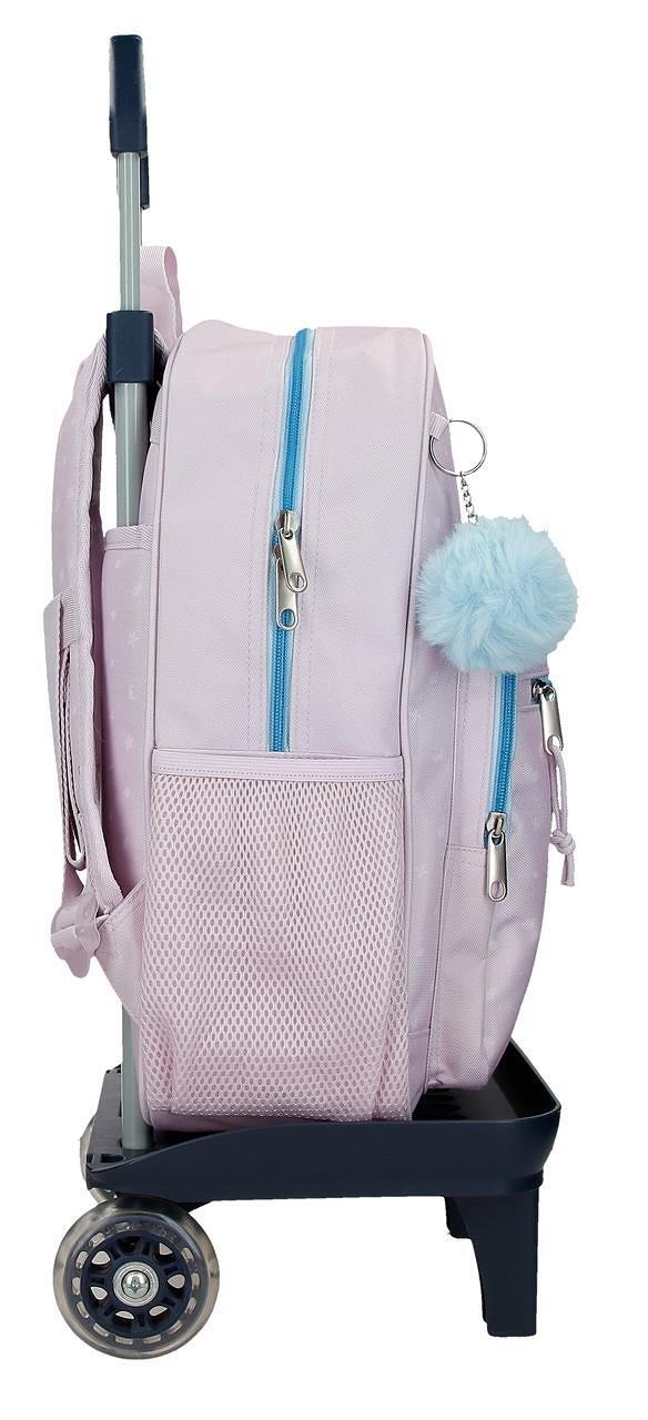 Sac à dos scolaire avec chariot Stitch from Hawaii 30x38x12 cm nude 4/5