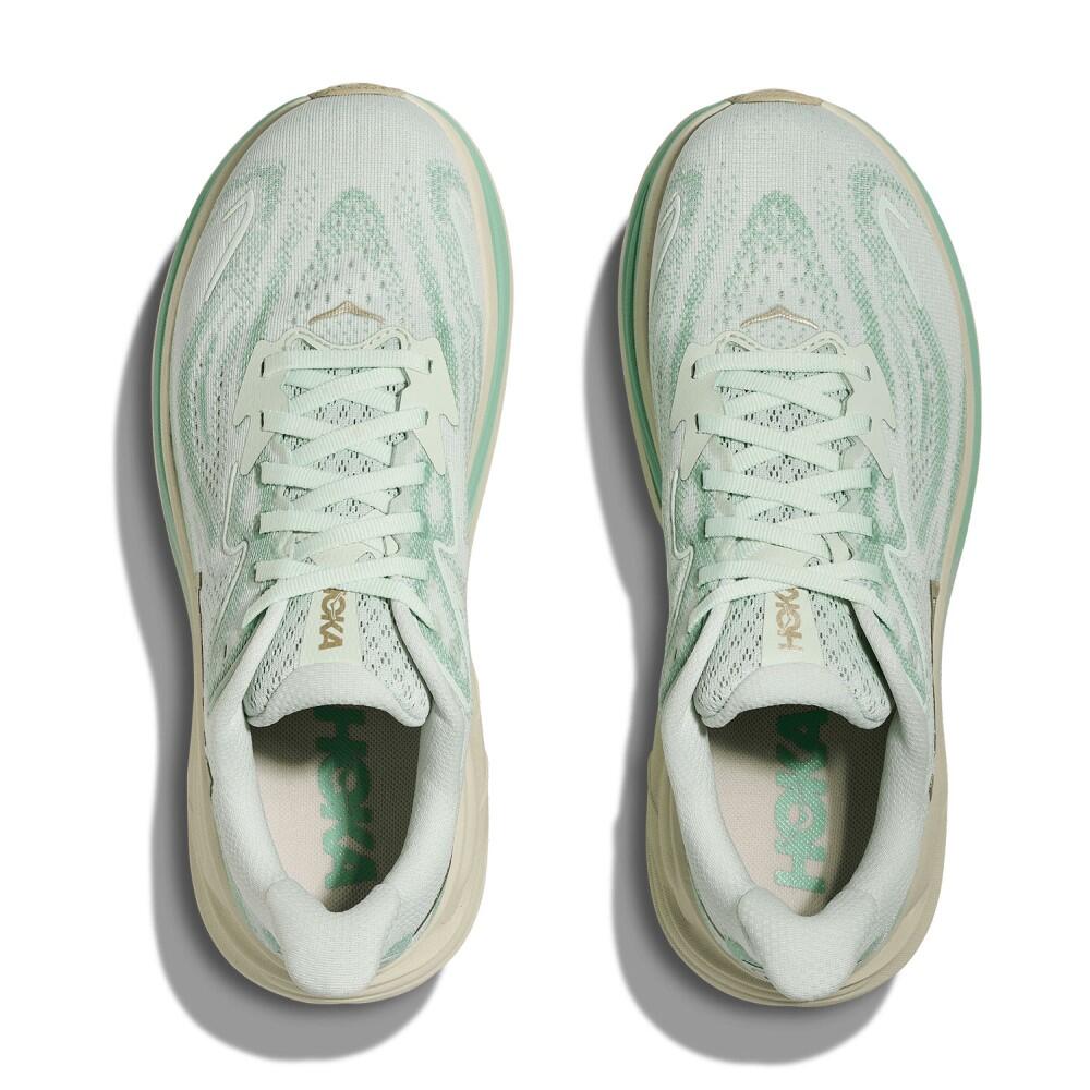 Hoka Clifton 10 Scarpe Running Blu/Verde Uomo 2/4