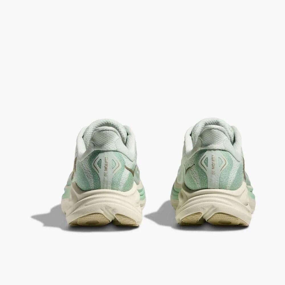 Hoka Clifton 10 Scarpe Running Blu/Verde Uomo 4/4