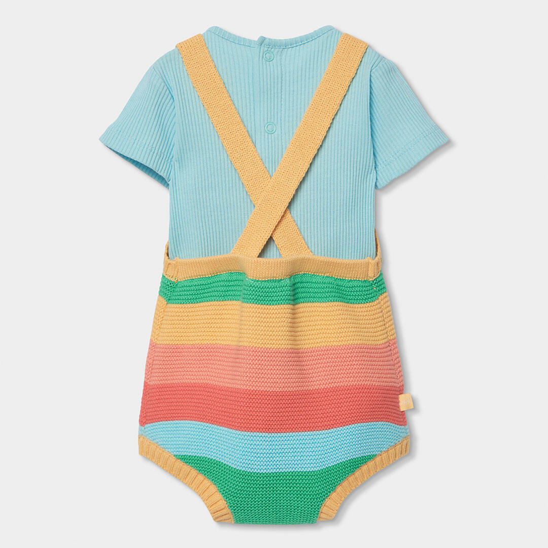 Conjuntos de verano de gimnasia bebé boboli verde 2/7