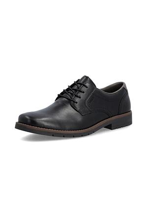 Rieker Herren Schnürschuh Business Freizeit 13900-00 schwarz