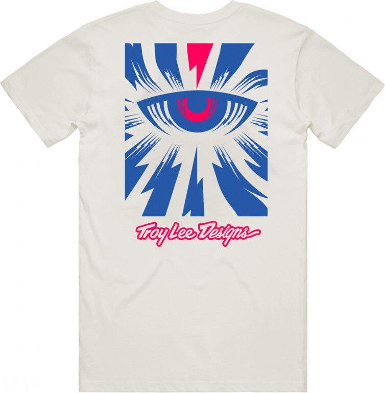 T-Shirt mit kurzen Ärmeln von Troy Lee Designs, Modell "Cyborg", in Weiß 2/2