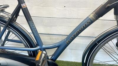 Batavus stadsfiets bike, blauw