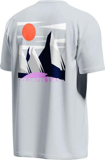 BV Sport Lyocell Dolomites Trek Summit Kurzarm-Trikot, grau, Unisex
