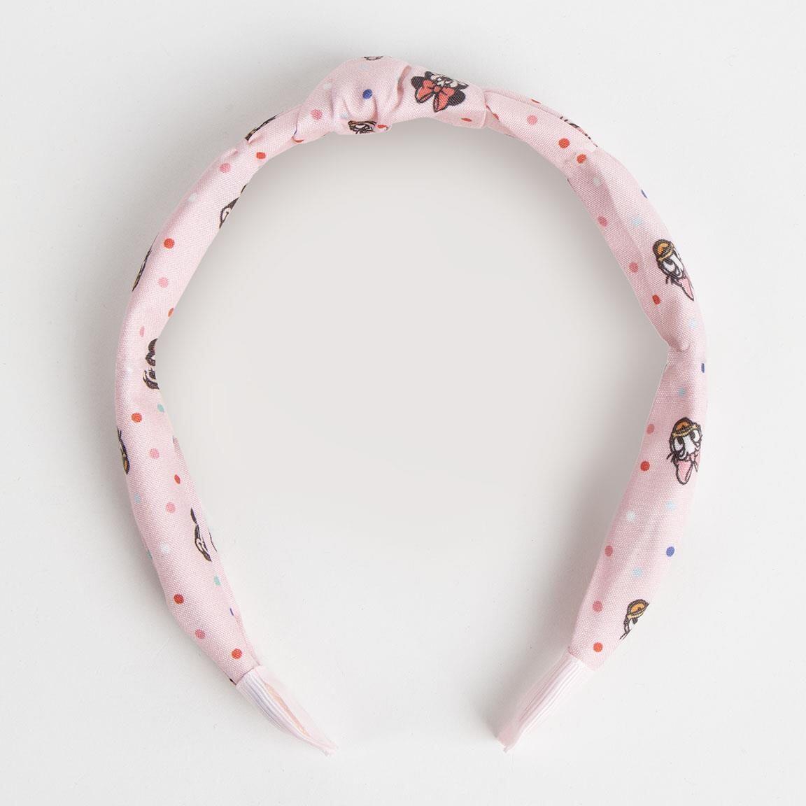 Serre-tête pour cheveux enfant Minnie en polyester Rose clair 2/3