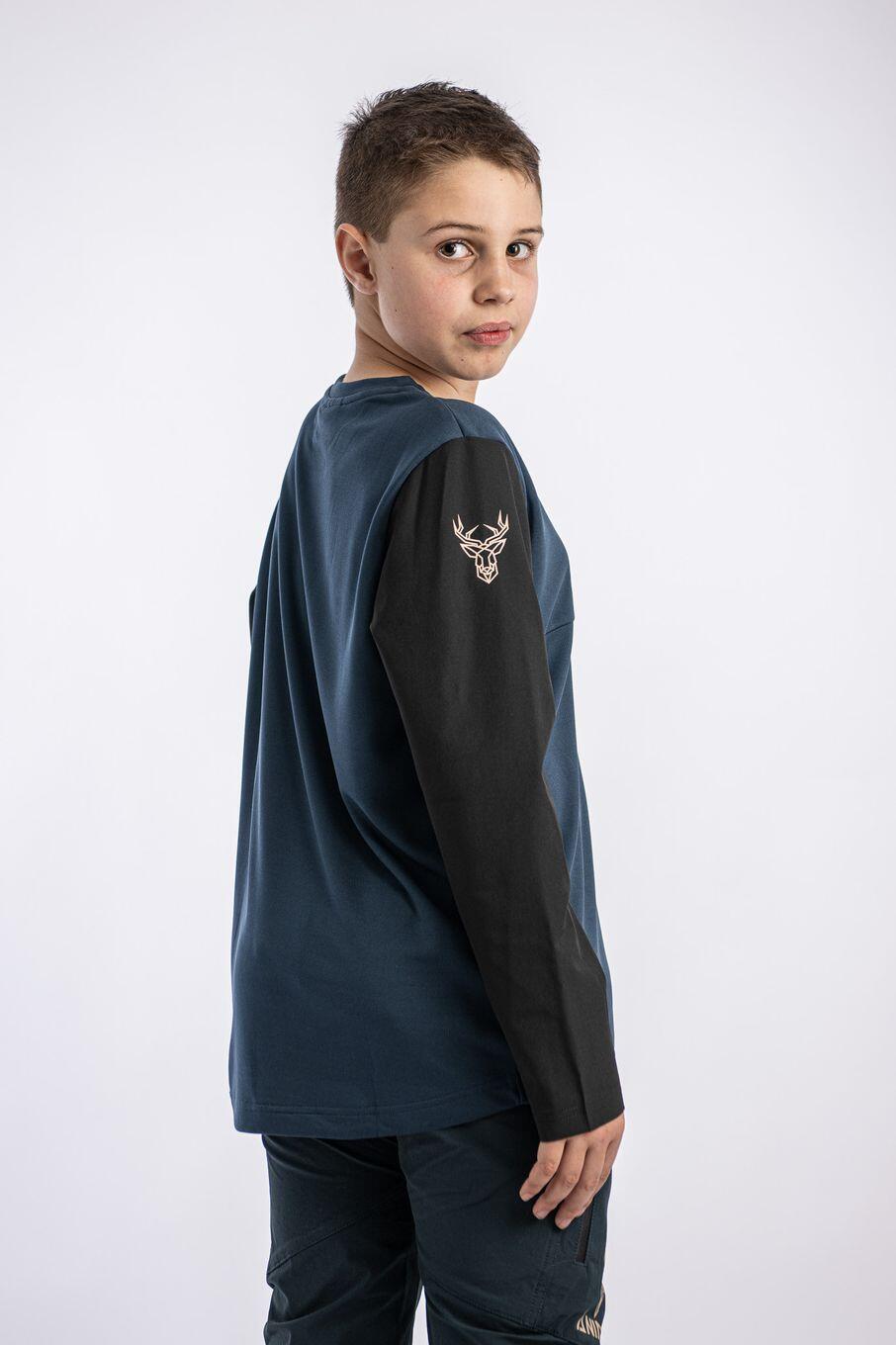 Maillot manches longues Animoz Wild Bleu Enfant 2/4