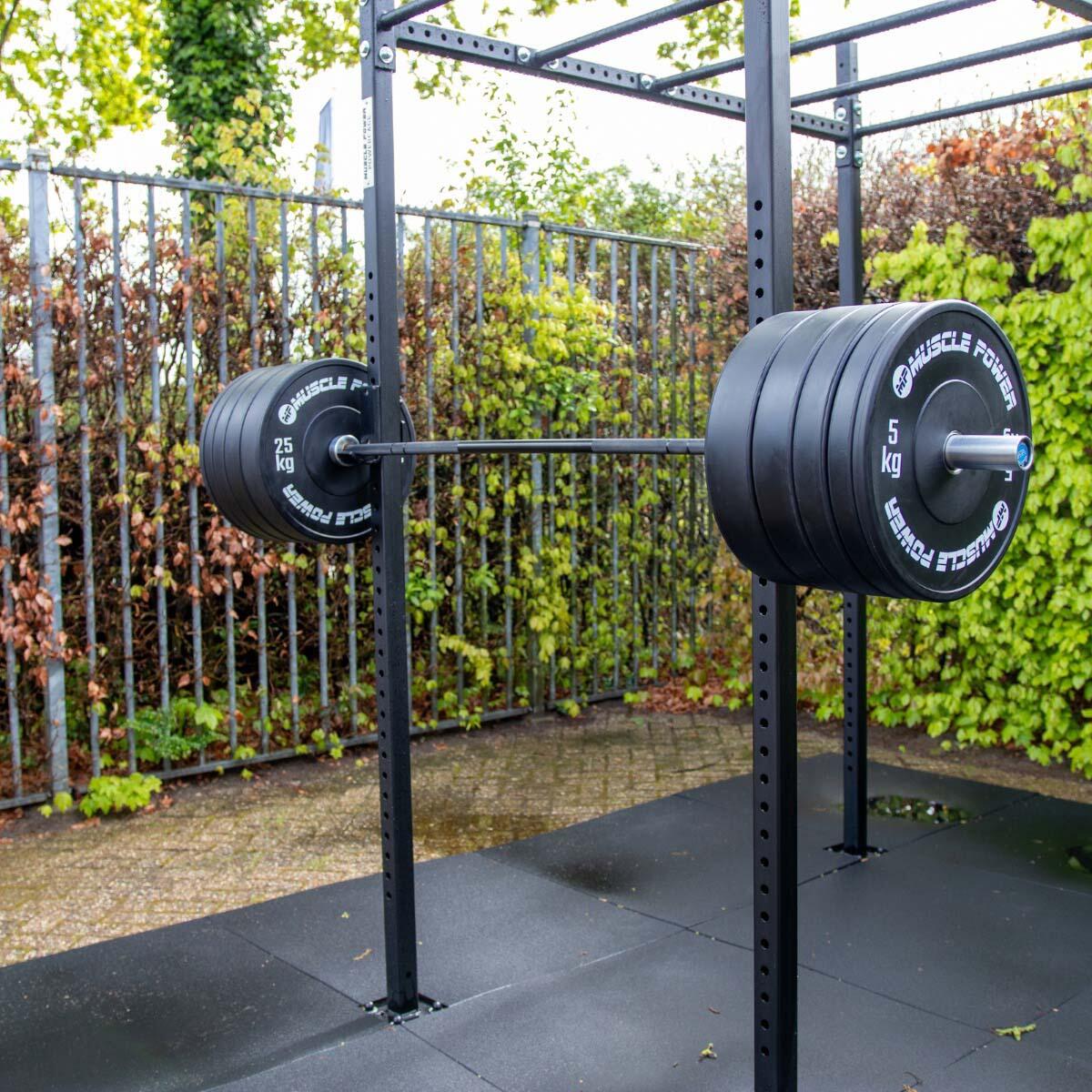 Muscle Power MP3026 Ol High black Bumper plate 5 kg 7/7